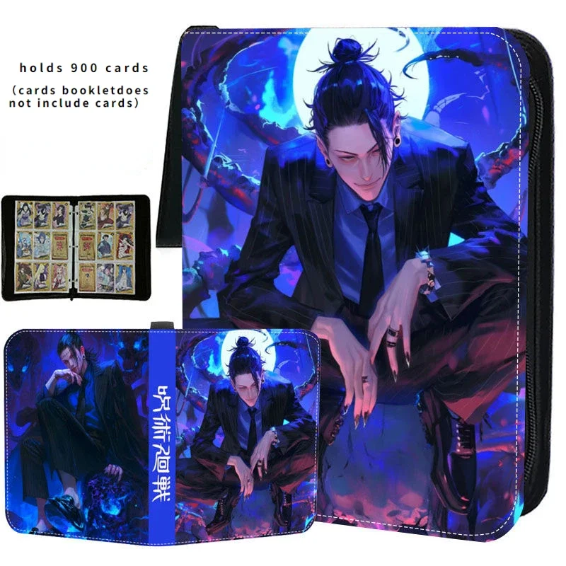 Jujutsu Kaisen Anime Collection Card Album Book Folder Phantom Parade 400pcs/900pcs Zipper Card Binder Holder