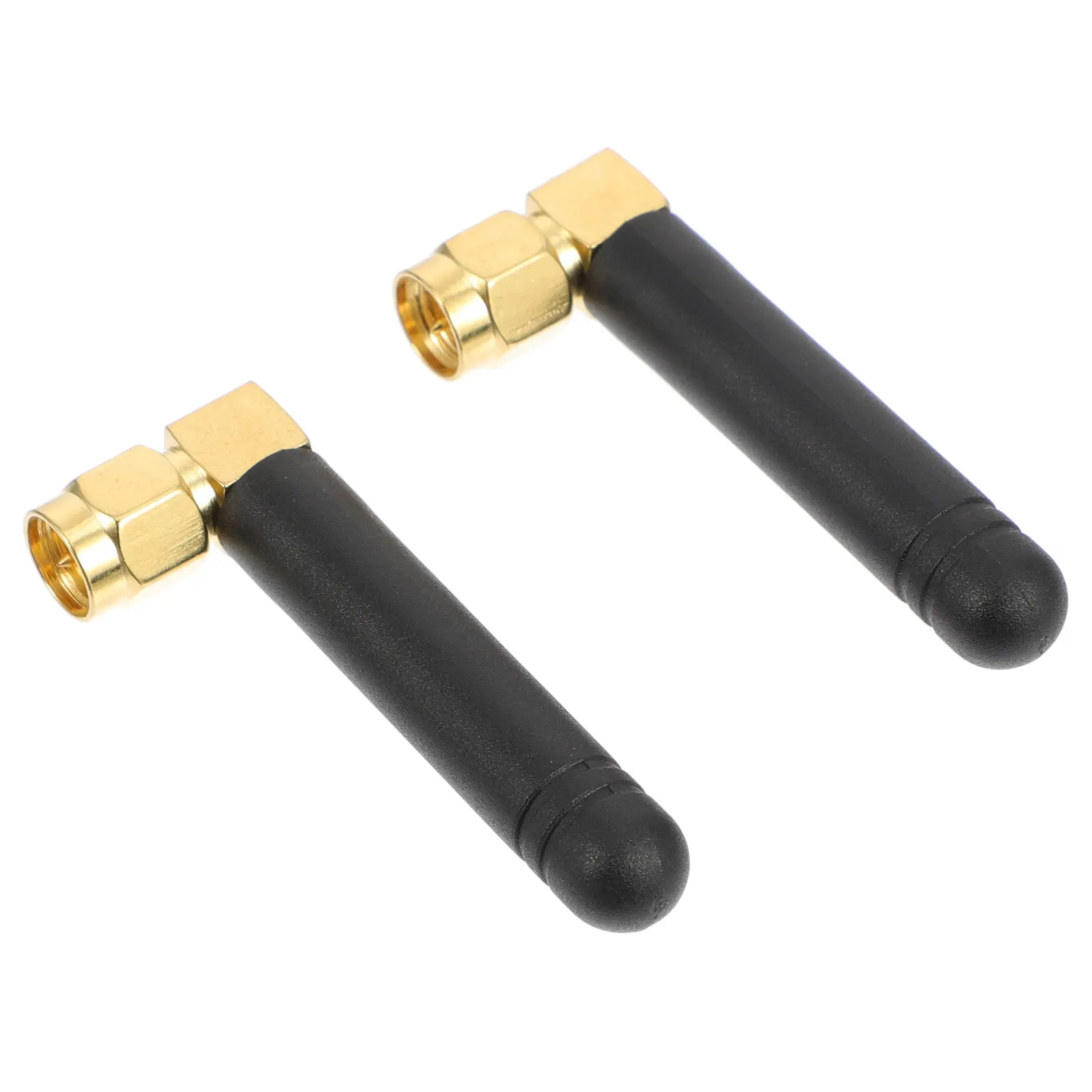 2Pcs High Gain Signal Booster Antenna 2.4g Sma Male Connector Right Angle Replacement for Wireless Receiver Transmitter view 6
