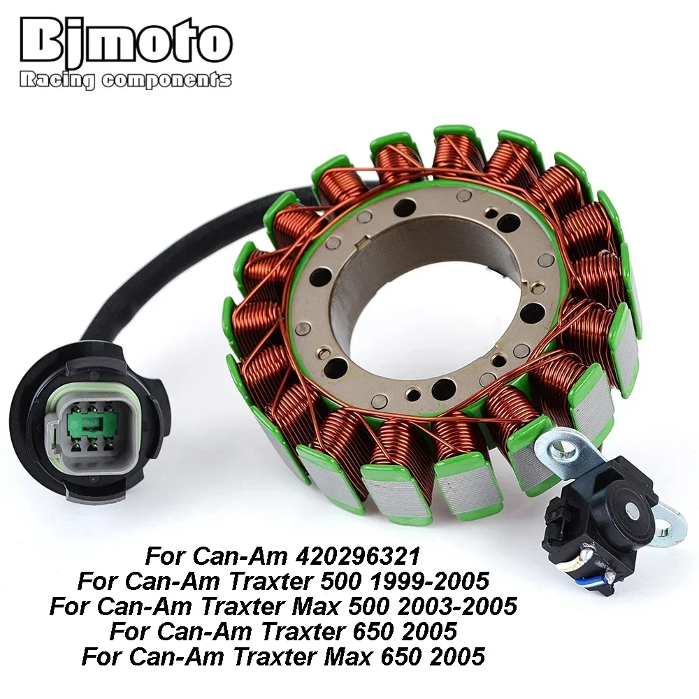 

420296321 Motorcycle Generator Stator Coil For Can-Am Traxter 500 1999-2005 Traxter Max 650 2005