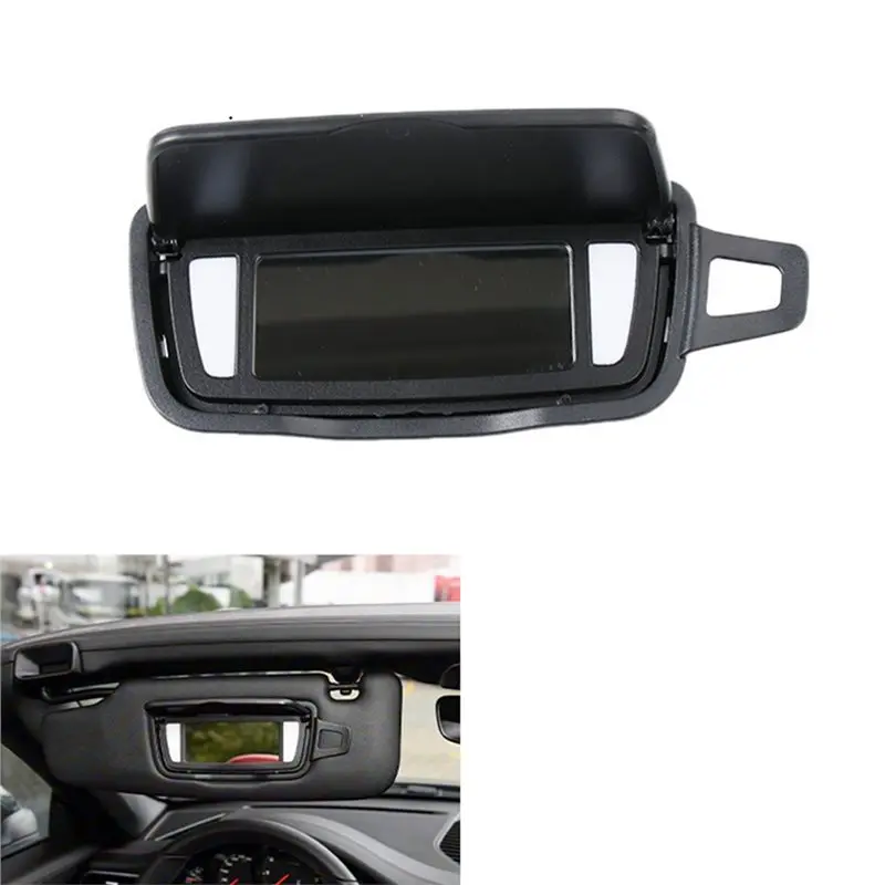 A19Q-Car Sun Visor Makeup Vanity Cover With Light For For Boxster Cayman 981 982 Carrera 911 Traga GT3 991 992