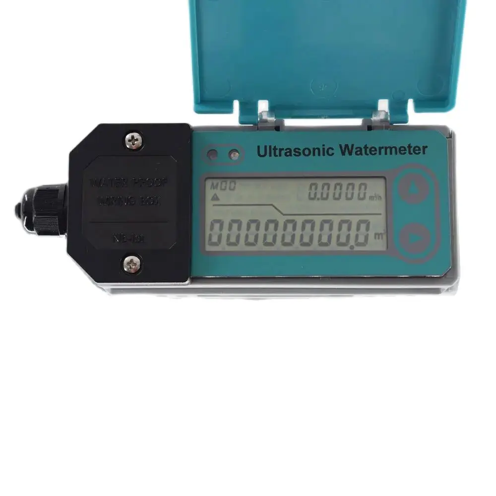 Ultrasonic Water Meter DN125 DN150mm Battery Supply RS485 Flange connection IP68 digital water flow meter