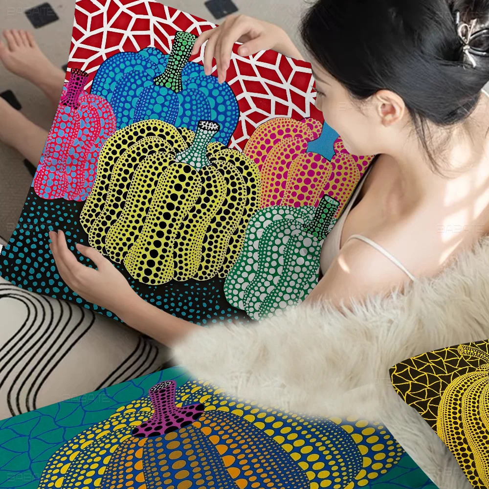 

Yayoi Kusama Art Personalized Picture Text Home Decorative Pillows Household Gifts 45x45cm