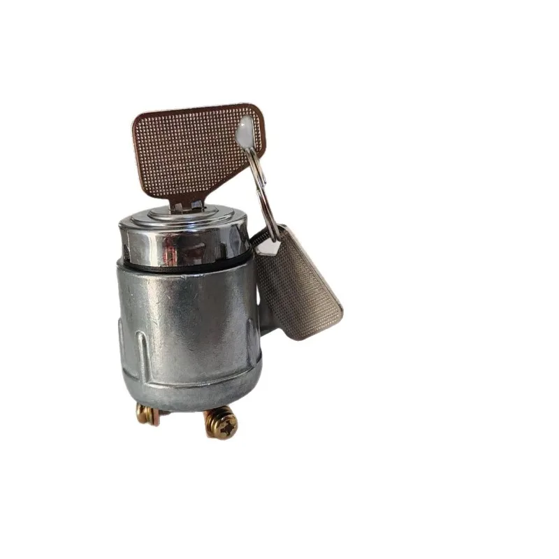 Universal 3 Wire Ignition Switch 221019-5200 EN515000, 3 Position ON OFF Start Key Switch for Car Tractor Auto Parts