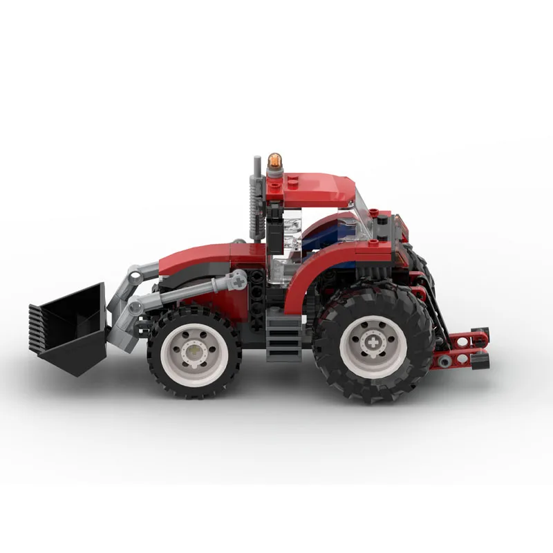 MOC-201541 City Farm Agricultural Tractor Building Block Model 200 Parts MOC Creative Toy for Boys Children's Birthday Gift