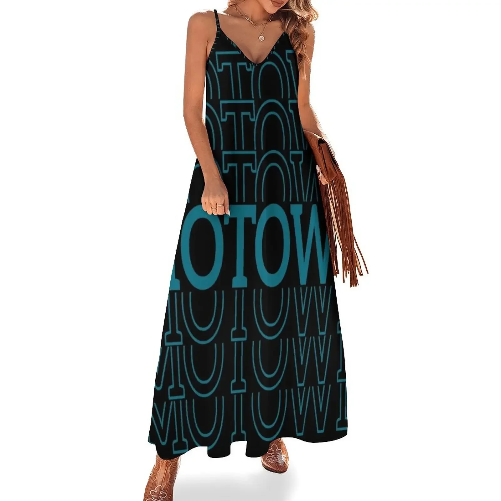 Motown Sleeveless Dress bandage dress Women's long dress