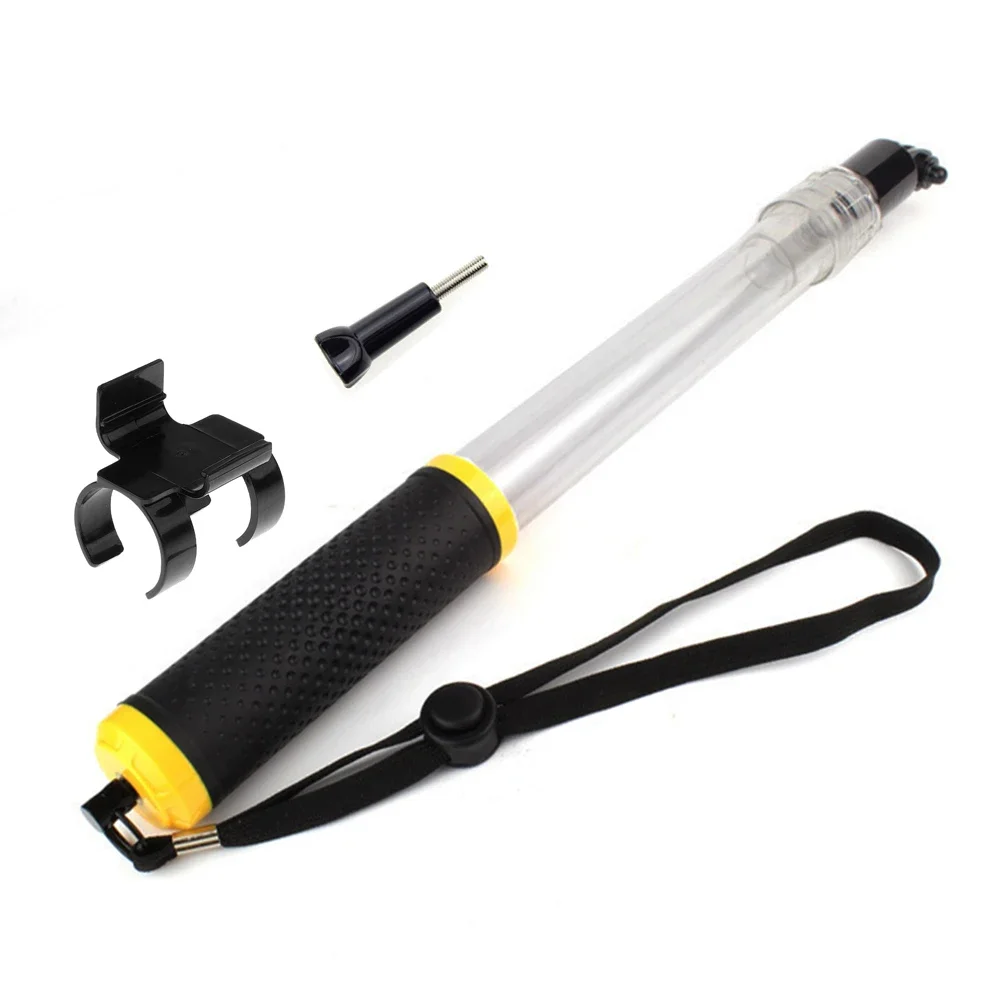 Adjustable Telescopic Transparent Waterproof for GoPro Hero 10 9 8 7 6 5 4 Monopod Selfie Stick