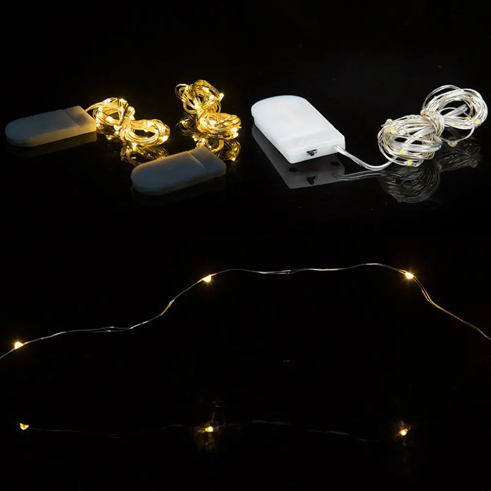 2m filo di rame LED String Light luce calda illuminazione natalizia ghirlanda di fata per albero di natale lampada per la decorazione della festa nuziale