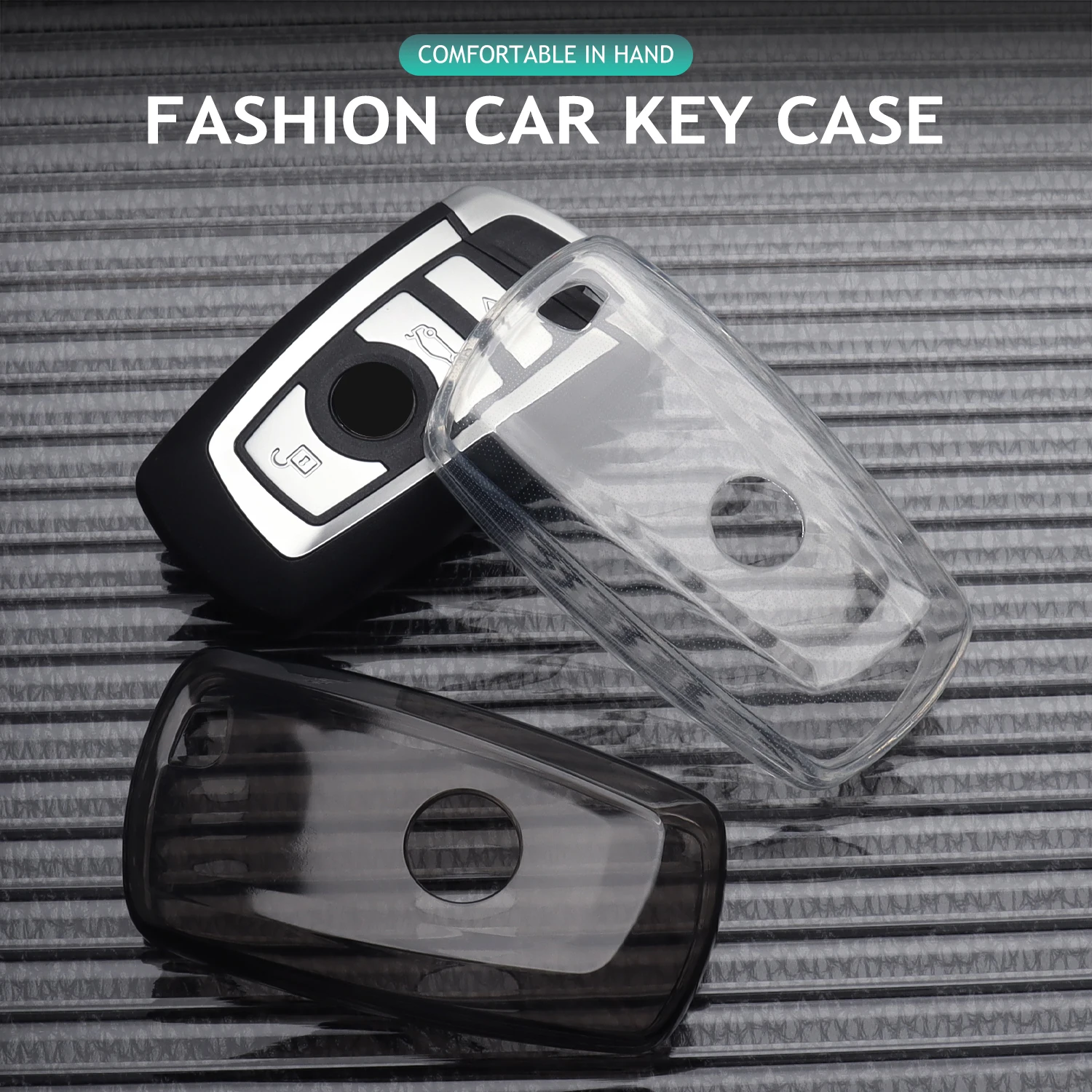 موضة بولي TPU سيارة مفتاح بعيد غطاء قذيفة لسيارات BMW 1 3 5 7 سلسلة X1 X3 X4 X5 F10 F15 F16 F20 F30 F18 F25 M3 M4 E34 اكسسوارات