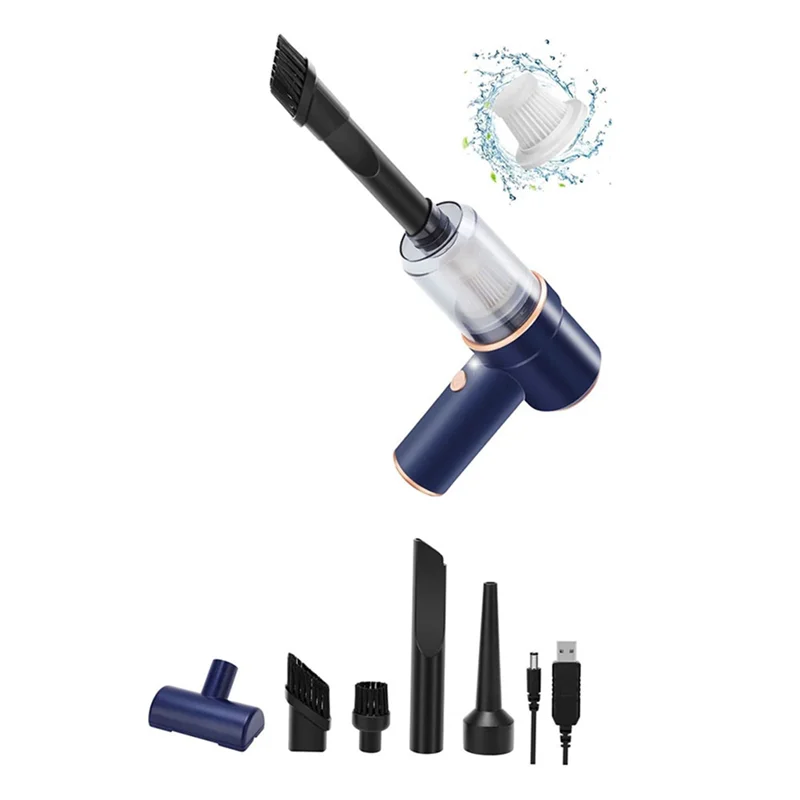 コードレスポータブル掃除機,充電式,車,家庭,オフィス,ペット用,8000Pa, 120w