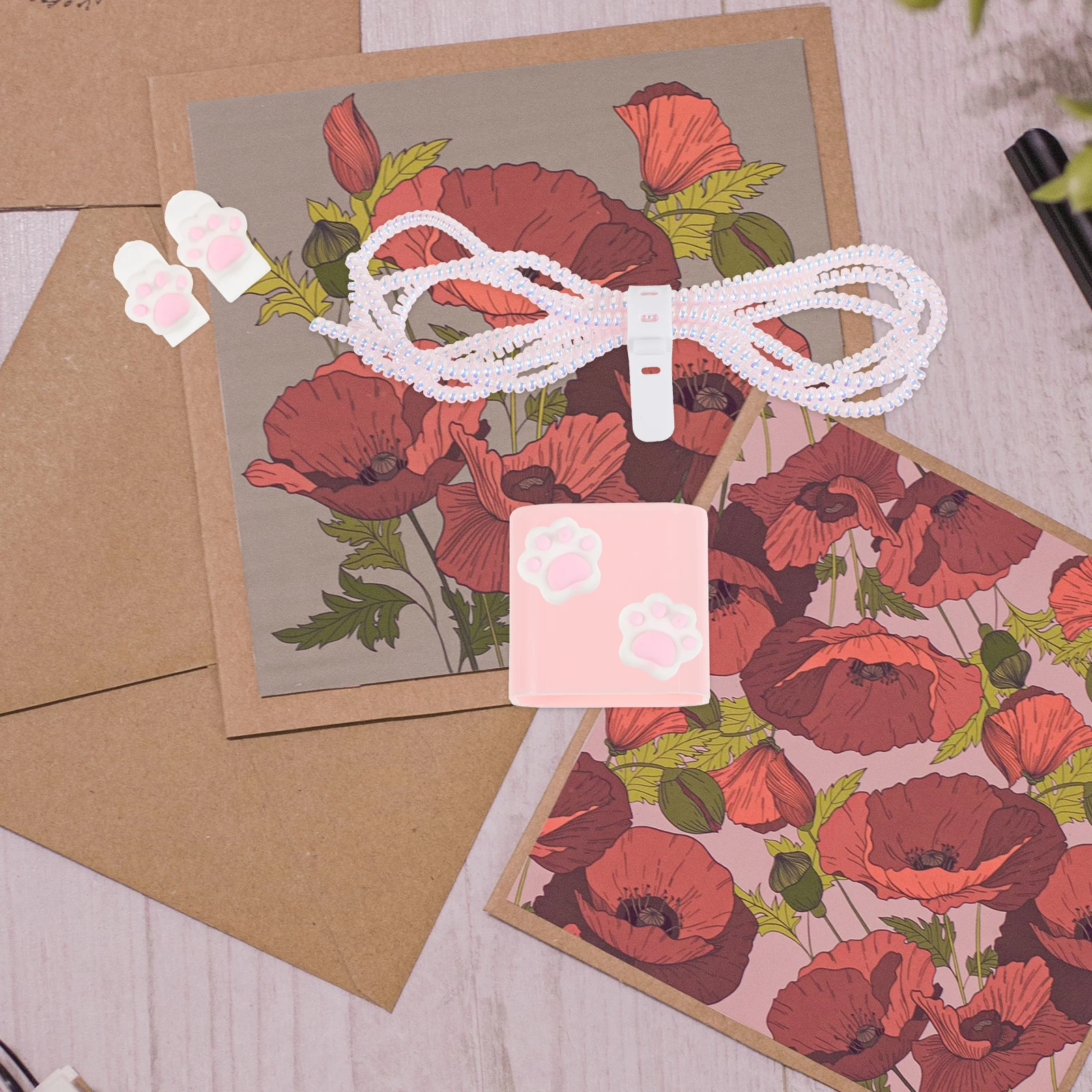 

1Set Power Adapter Protective Case Portable Lightweight Durable Cover Compatible Iphone14 20W Scratch Proof Power Adapter