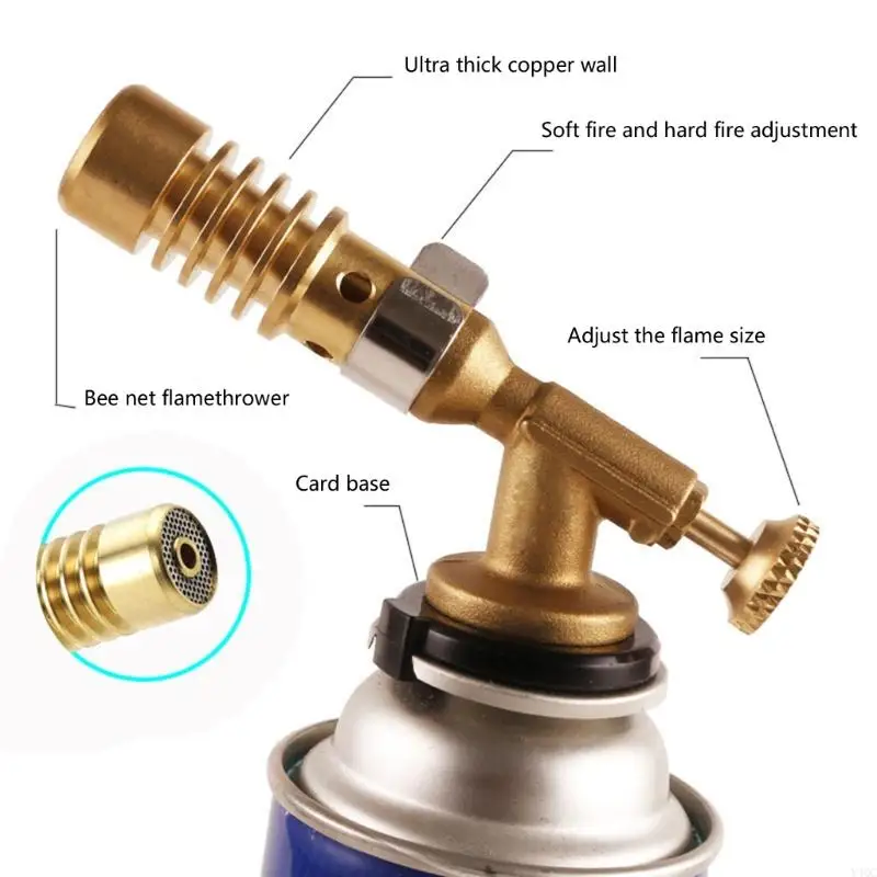 Gas quemadores soldadura antorcha soplete portátil cobre altas temperaturas latón gas y4qc