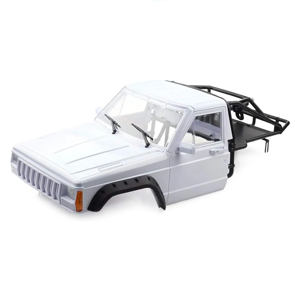 TBSCRC RC car cherokee body cab & back-half cage for 1/10 rc tracker trx4 axial scx10 90046