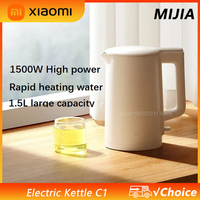 XIAOMI MIJIA Electric Kettle C1 Fast Hot boiling Stainless 1500W Water Kettle 220V Teapot 1.5L Smart Electric Kettles For Home