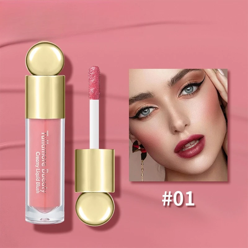 Fard liquide pas facile à décolorer, maquillage naturel soyeux, fard à joues hydratant éclaircissant