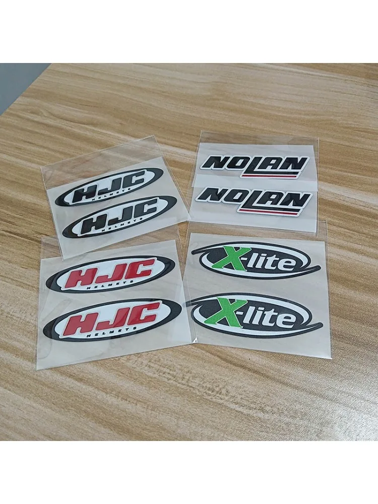 AliExpress NONE 2 Pairs Motorcycle Car Motorbike Sponsor Brand Logo Stickers Outdoor Cycling Helmet Decals Waterproof Reflective Sticker