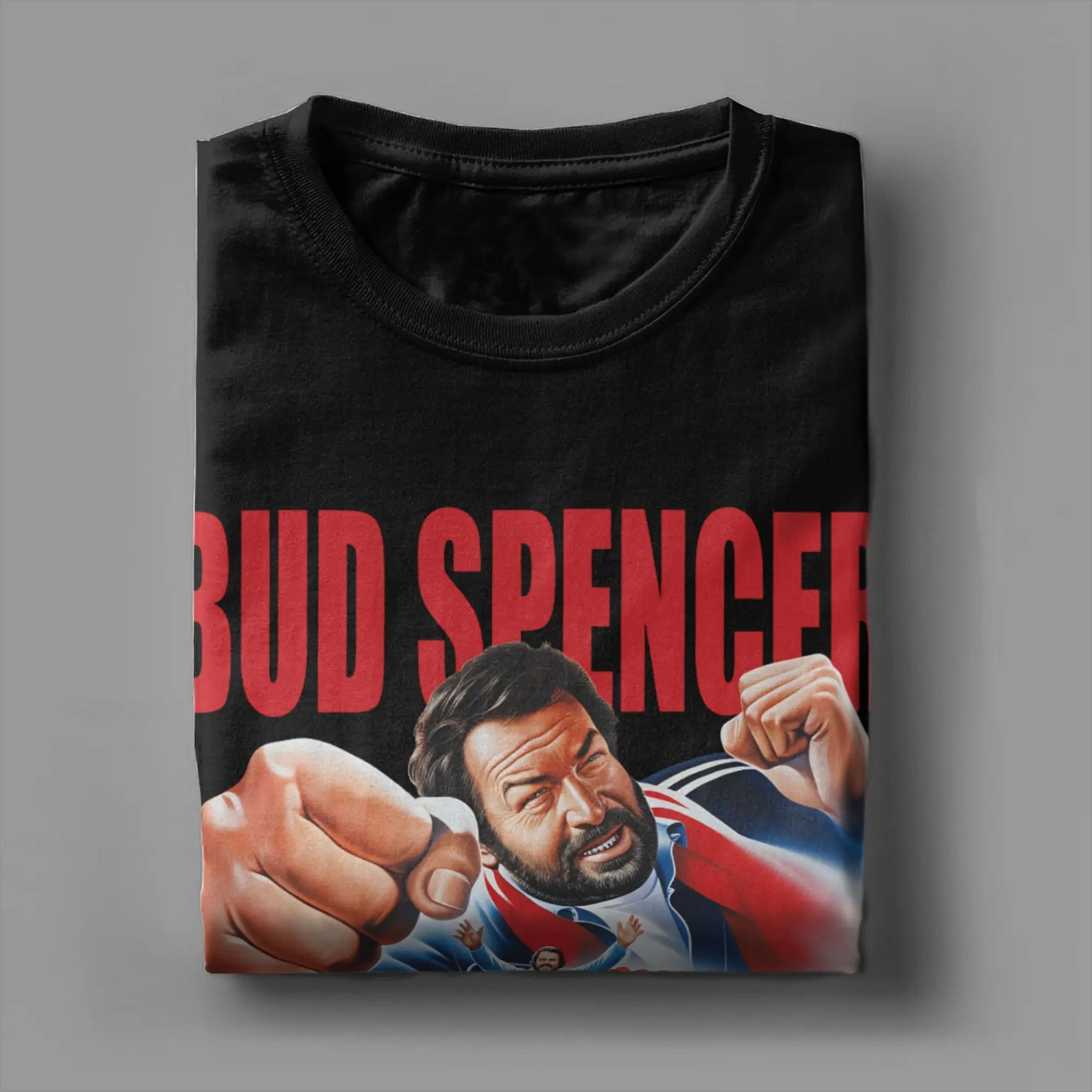 برعم سبنسر الموز جو 1982 للرجال النساء تي شيرت 90s فيلم الترفيه تي شيرت قصير الأكمام Crewneck تي شيرت 100% القطن 6XL #5