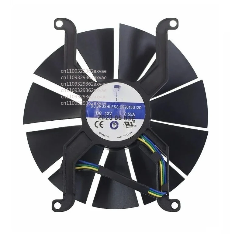CF9015U12D For Lenovo GeForce RTX 4060 ITX GPU Cooling Fan Replacement