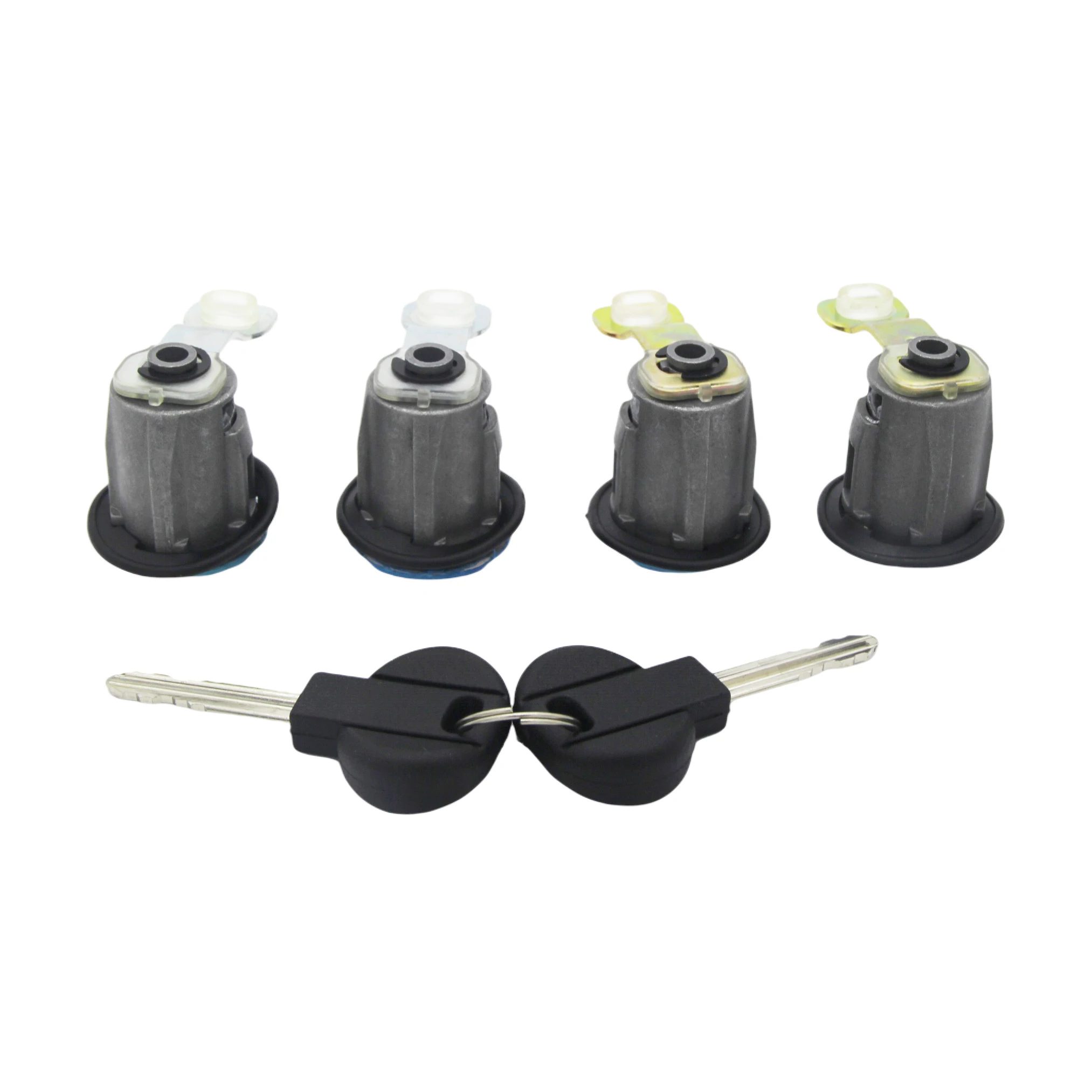 9170G3 252522 cilindro de cerradura de puerta izquierda y derecha con 2 llaves para CITROEN, BERLINGO, XSARA, PICASSO, PEUGEOT PARTNER