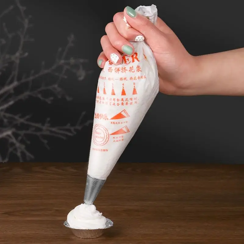 Disposable Piping Bags Kit Professional Cake Decorating Tools for Cupcakes Baking Fondant Pastry Cream Accessories 20/50/100Pcs