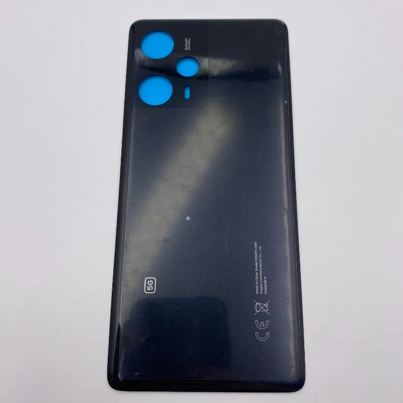 Plastikowa tylna pokrywa baterii do Xiaomi Poco F5 5G z tylną obudową i naklejką samoprzylepną 23049PCD8G 23049PCD8I