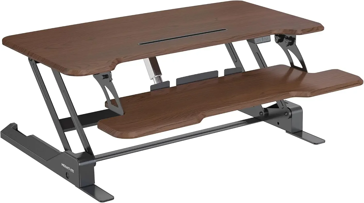 Mount-It! Electric Standing Desk Converter with 38