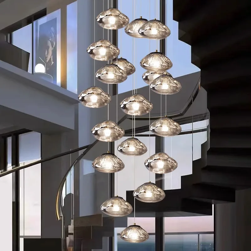 Nordic home decoration, restaurant chandelier, villa chandelier, ceiling lamp, stair chandelier, indoor lighting lamps