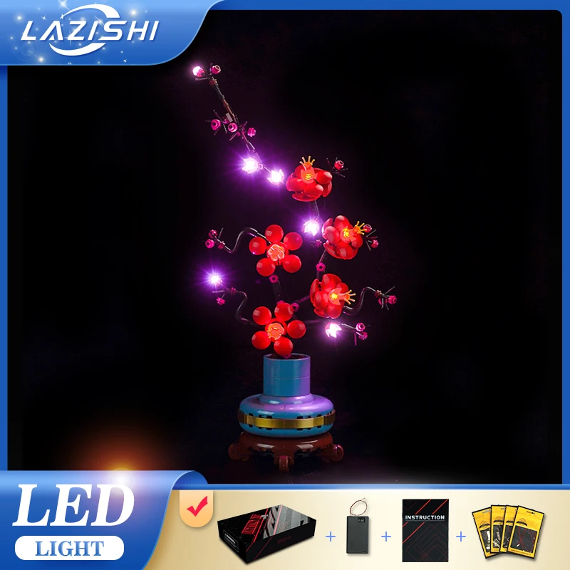 Lazishi LED light 10369 set suitable for Plum Blossom building blocks (including lighting accessories only)