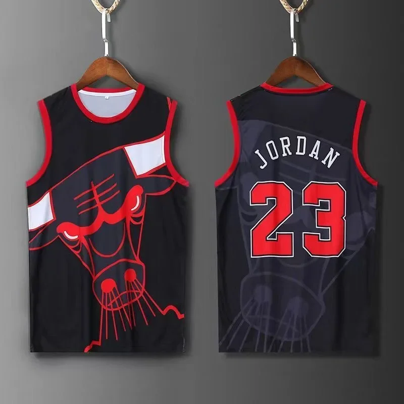 New Fashion Hot 3D Printed Children's Vest T-shirt NBA Basketball Series Printed Casual Breathable Vest Tops for Men and Women