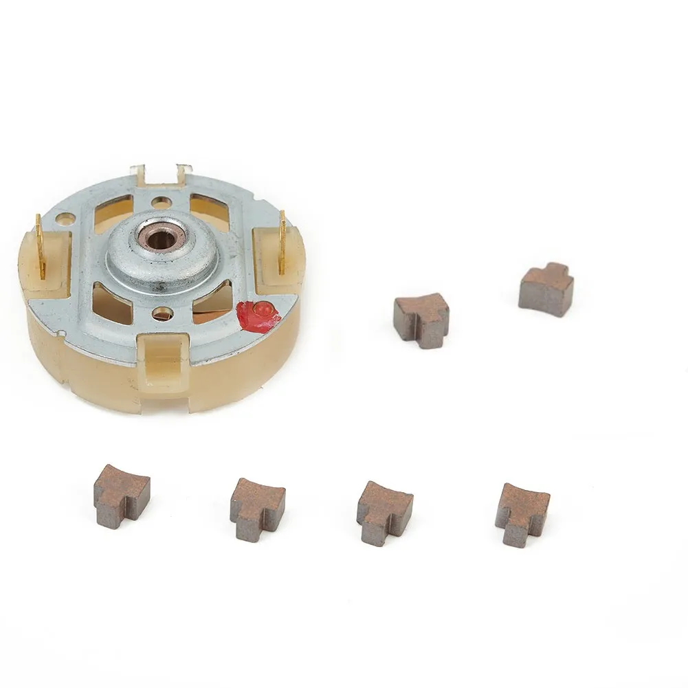 RS550 motore portaspazzole in carbone trapano cacciavite elettrico portaspazzole + 6 pezzi spazzola in carbone per BOSCH per DEWALT