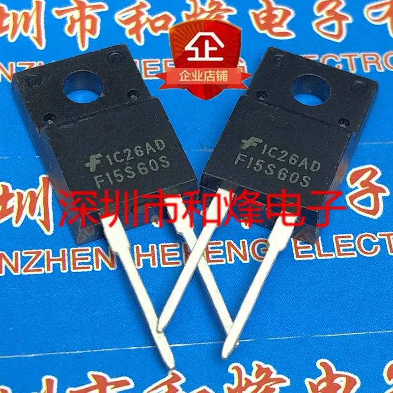 5PCS-10PCS FFPF15S60S F15S60S  TO-220F 600V 15A   On Stock  New And Origjnal