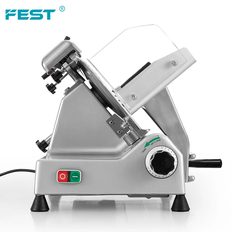 FEST manual meat slicer 10inch frozen meat slicer semi automatic meat cutter machine for sale