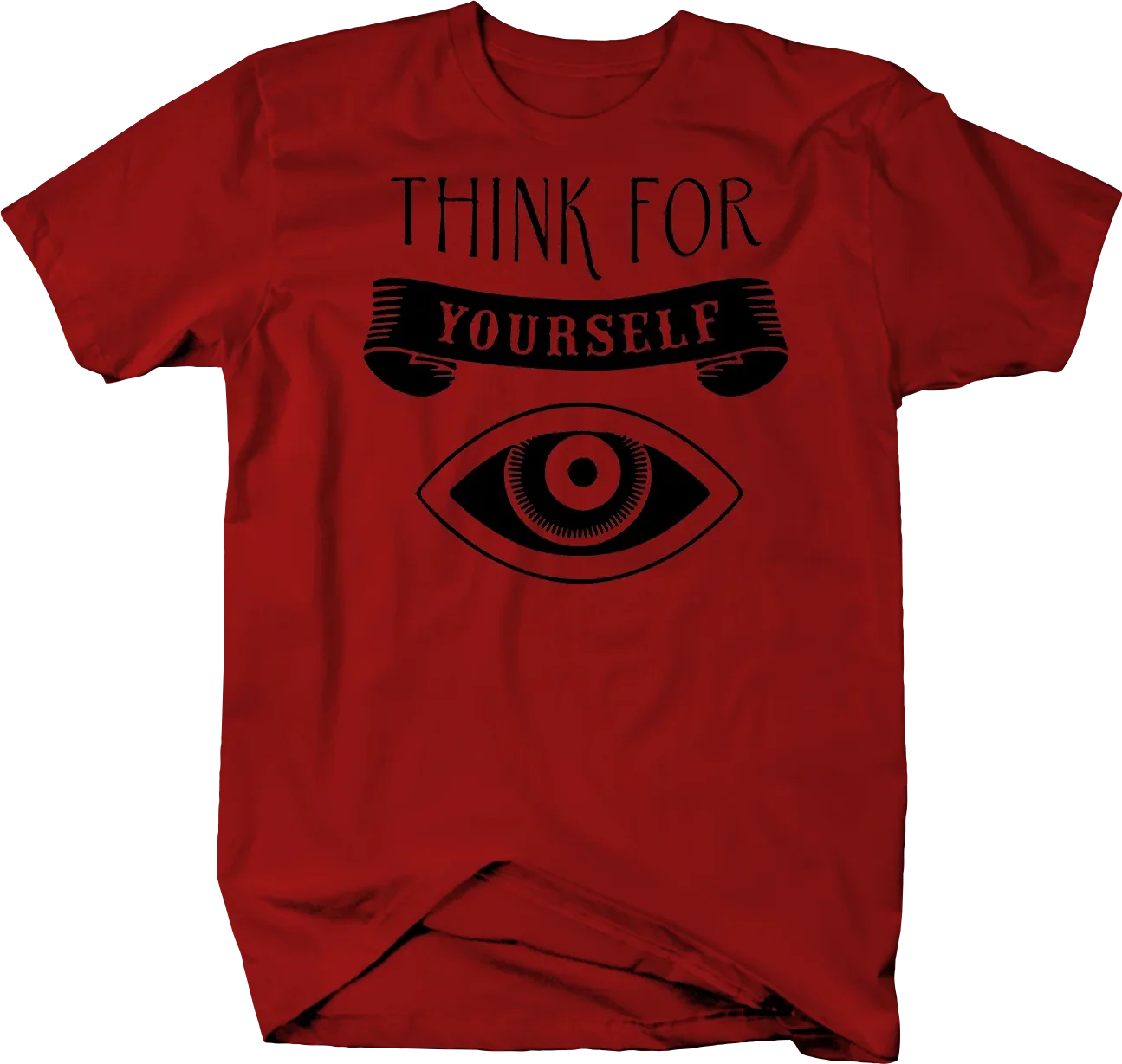 Think for Yourself All Seeing Eye T-Shirt 100% Cotton O-Neck Summer Short Sleeve Casual Mens T-shirt Size S-3XL