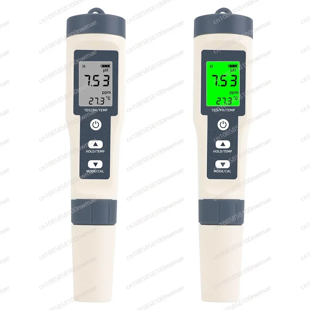EZ9901 ثلاثة في واحد اقلام الفحص جودة المياه TDS/PH/TEMP مقياس درجة الحموضة متعدد المعلمات محلل جودة المياه مع الخلفية #6