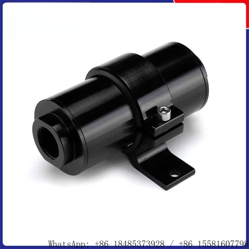 10 Micron Aluminum Fuel Filter Universal Fuel Cleaner with AN6 AN10 Fittings 50mm Mount Bracket for Turbo Racing Car