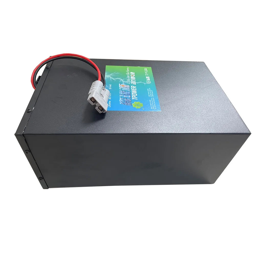 Paquete de batería Lifepo4 60V 40Ah con 60A BMS para motocicleta eléctrica 1800W 3000W Motor + carga 5A