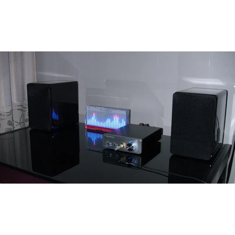 Display dello spettro musicale professionale Kit cubo luminoso fai-da-te per la produzione elettronica della luce del ritmo a LED ad attivazione vocale