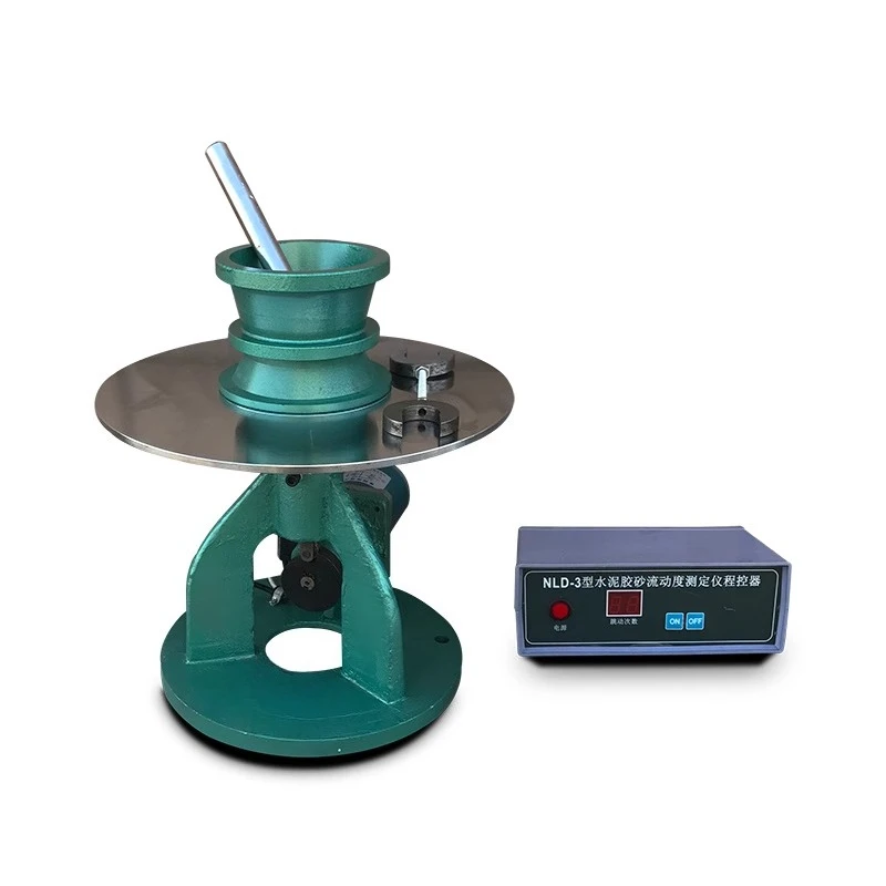 Cement mortar fluidity tester, mold round mold ramming rod accessories, electric jumping table tester