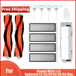 Für Xiaomi Mi Roboter Staubsauger 1 / 1S SDJQR01RR SDJQR02RR SDJQR03RR Roborock E2 E3 E4 E5 S4 S4 Max S5 Hauptseite Pinsel Filter