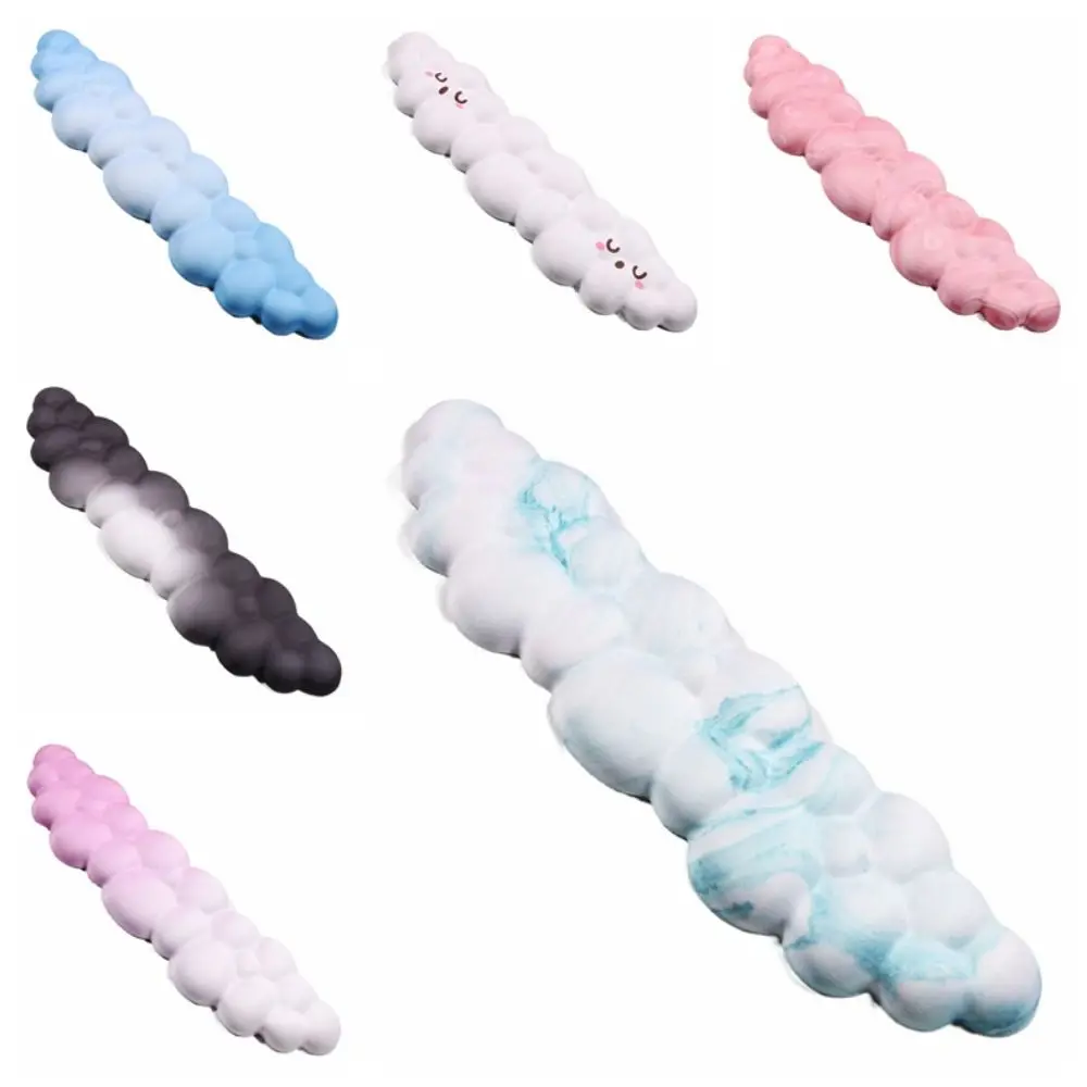 Cloud Shape Non-Slip Keyboard Mouse Pad Soft Ergonomic Wrist Rest Mice Mat Laptop Computer Home Office Memory Foam