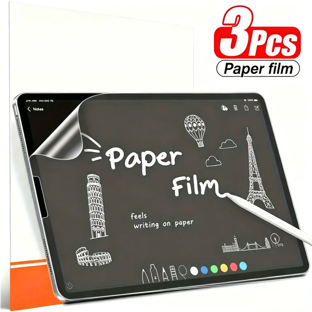 Paper Feel Screen Protector For iPad Air 13 11 M3 M4 2026 2025 Mini 7 6 5 4 3 2 1 Air 4 5 10.9 3 2 1 iPad 9.7 Tablet Write Film