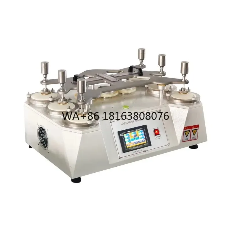 Martindale Abrasion and Pilling Fabric Textile Wear Resistance Testing Machine Garment Carpet Upholstery Leather
