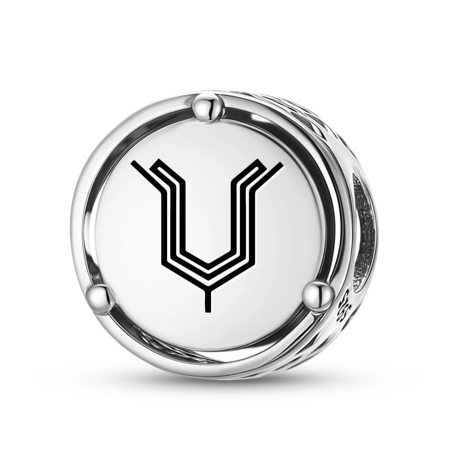 

Шарм из стерлингового серебра 925 пробы «Персидский тюльпан», подходит для оригинального браслета, аксессуары для самостоятельного изготовления украшений, семейный бусинный шарм