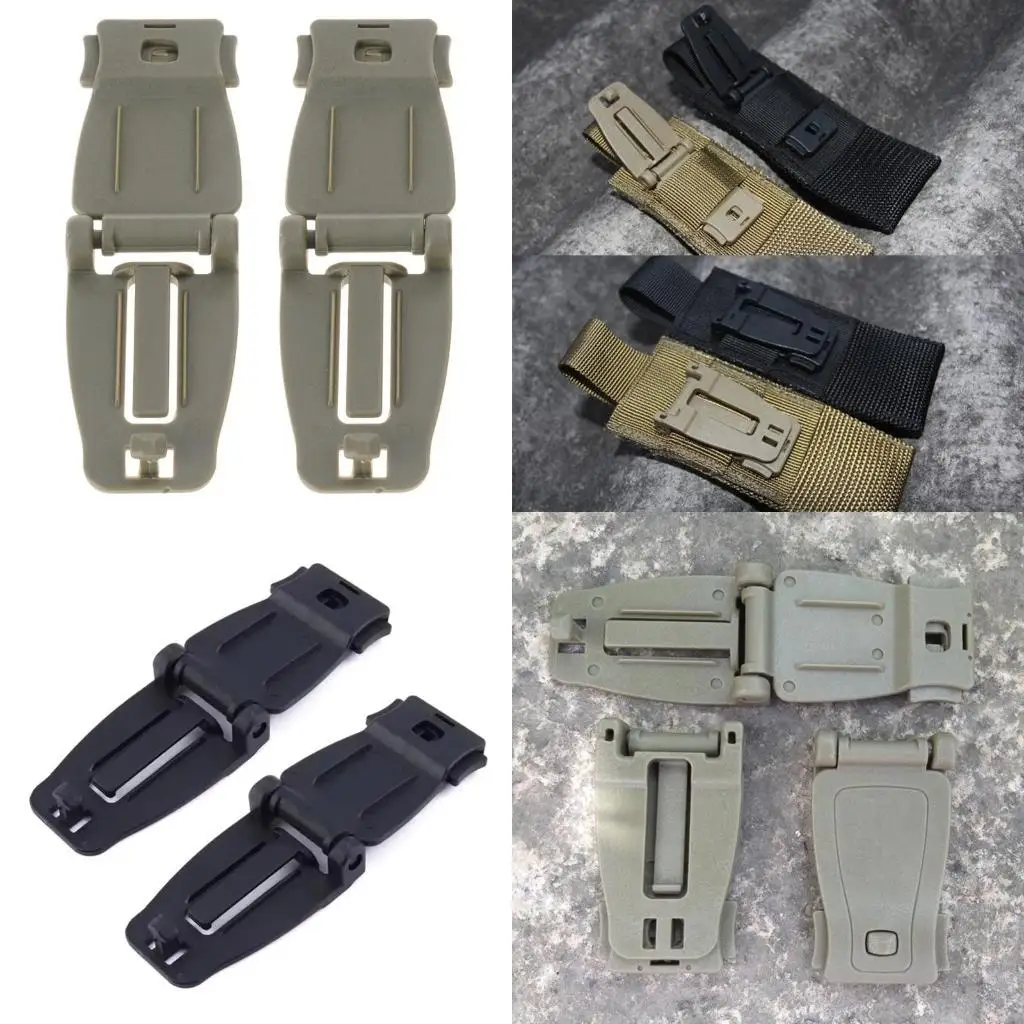 

R6FE 2Pcs Web Backpack Buckle Fit 1In Webbing for Tactic Backpack for Hiking, Camping