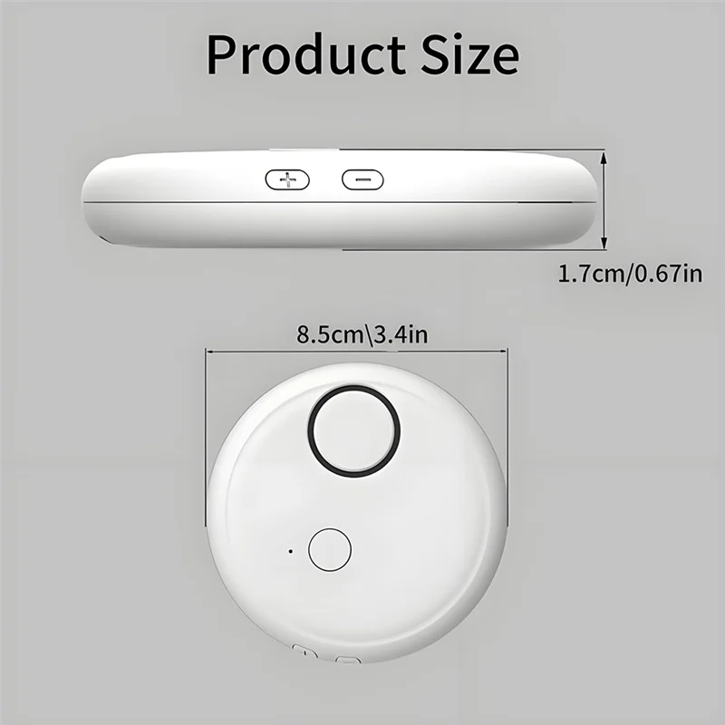 【Hot Items】Alarm Sensor For Door Window Vibration 130Db Loud Sound Adjustable Sensitivity For Home Office Warehouse Security 2 P