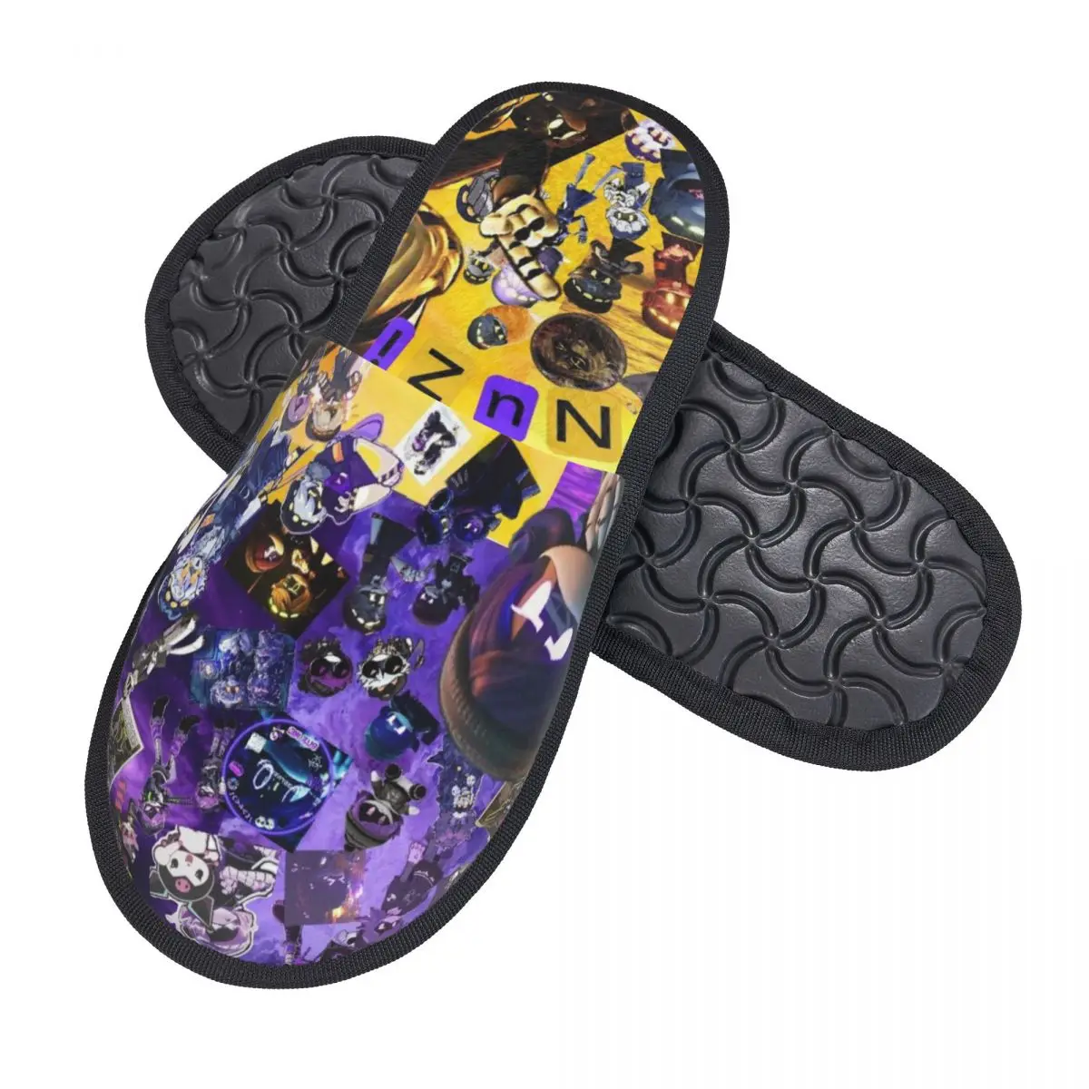 Custom M-Murder Drones Nuzi Memory Foam Slippers Women Comfy Warm House Slippers