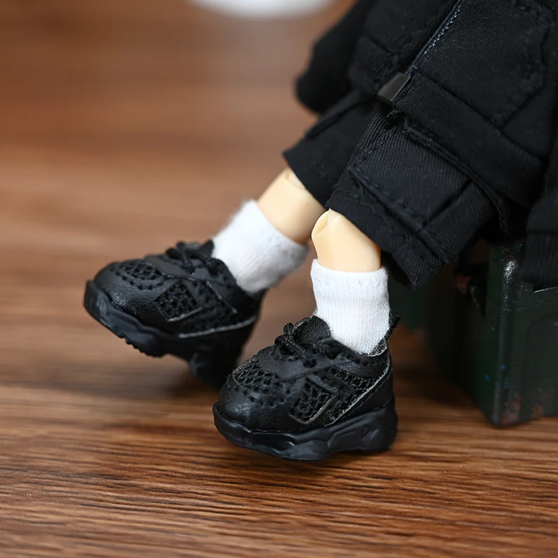 Ob11 Doll Shoes Fashion Casual Cool Trendy Dad Sports Shoes 1/12 Bjd Shoes Accessories For Obitsu11, Gsc, Ymy, Body9, Ob11 Doll