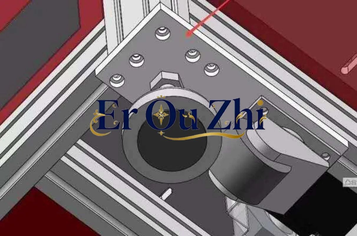 4040/4080 Aluminum Profile Caster Foot Mounting Integrated Plate