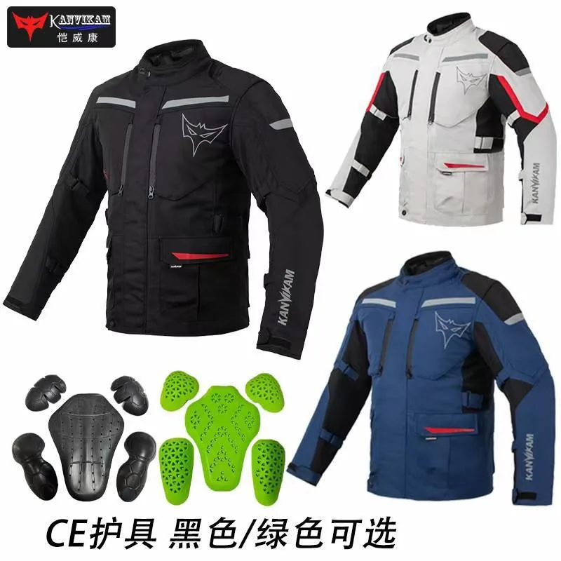

Motorcycle Riding Suit Motorbike Touring Jacket Detachable Liner CE Protector Waterproof Windproof Hip Pad Pants Unisex 4Seasons