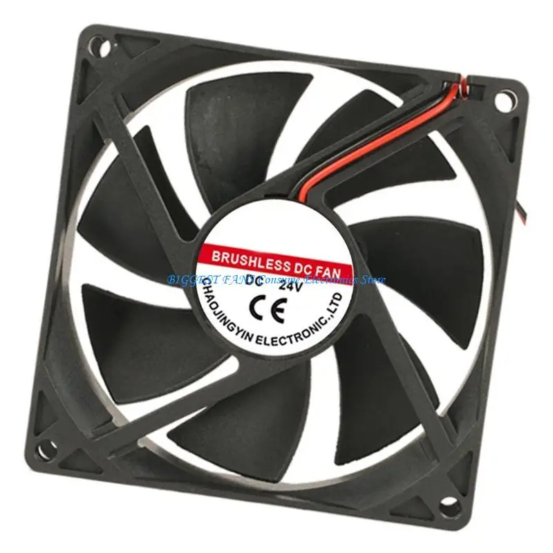 Quiet 9225 Computer Case Fan ABS Housing Optimized for Gaming Rigs DVRs and Communication Devices - Image 2