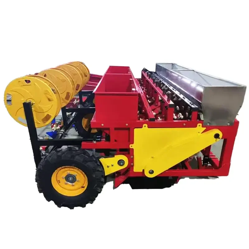 4 Row Tractor Mounted Garlic Seeder for Efficient Planting Adjustable Row and Sowing Spacing Low Cost Labor Saving